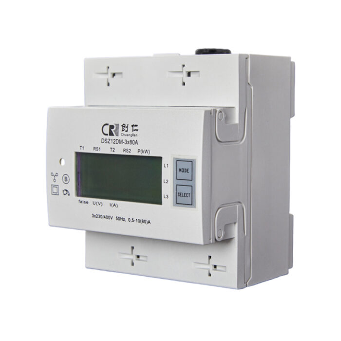 Three-phase multi-function meter DSZ12DM-3x80A